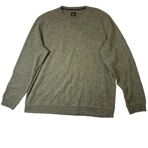 Member's Mark Mens Olive Green Heathered Crewneck Sweatshirt XXL S8F15540